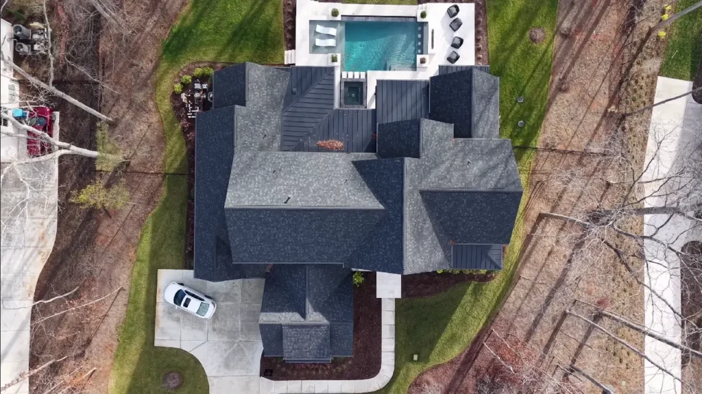 Modern home addition by Home Builder Waco