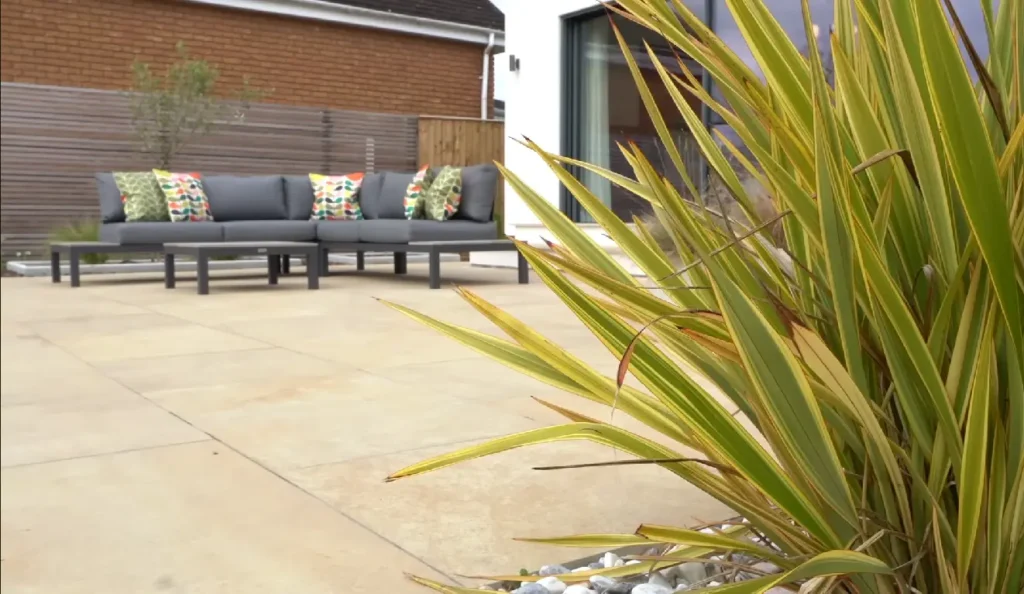Comfortable outdoor living space in Waco Texas